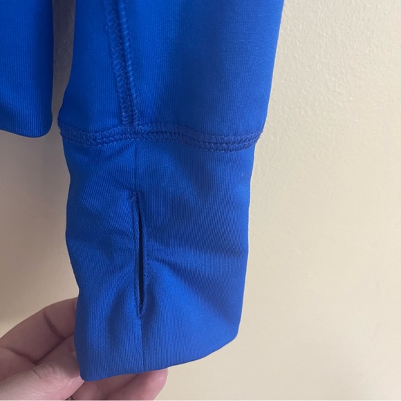 Victoria's Secret PINK "Ultimate" Blue 1/4 Zip Sweatshirt, Size Women XS - Picture 4 of 9